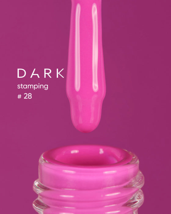 DARK STAMPING POLISH PINK NO. 28