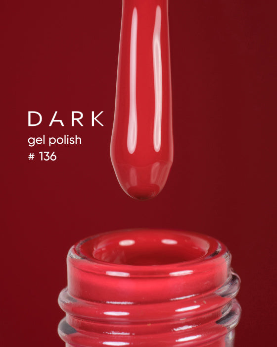 DARK GEL POLISH 136, 10 ML