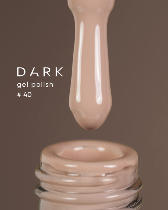 DARK GEL POLISH 40, 6 ML