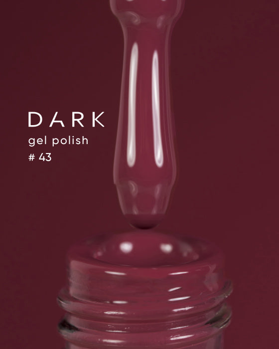 DARK Gel Polish 43, 6ml - creative-nails.ro