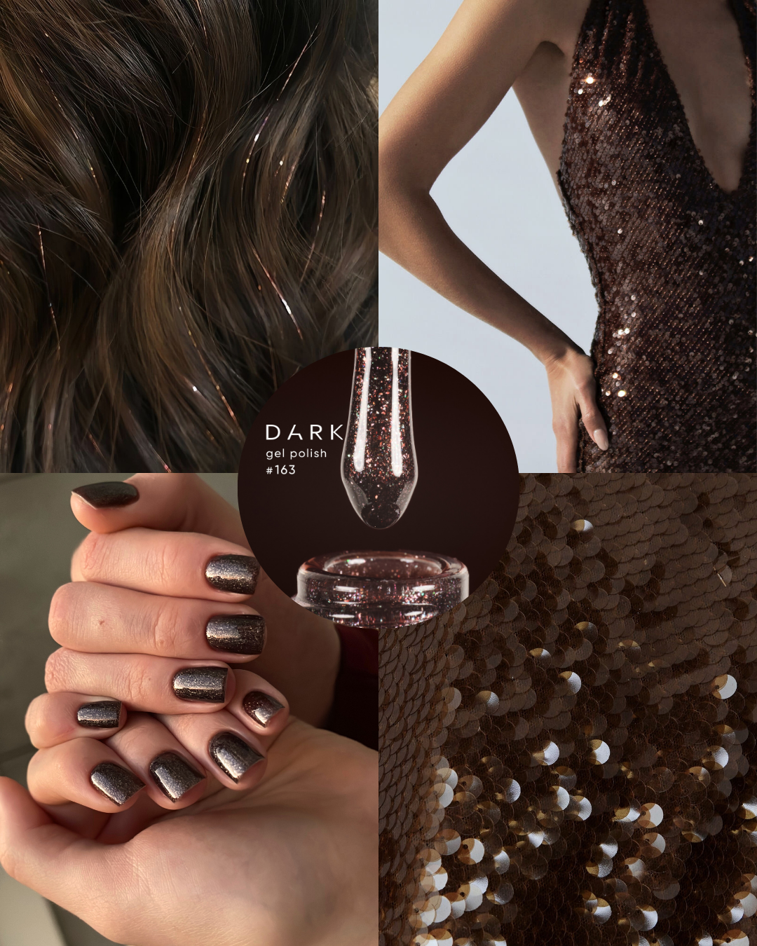 DARK Gel Polish 163, 10ml