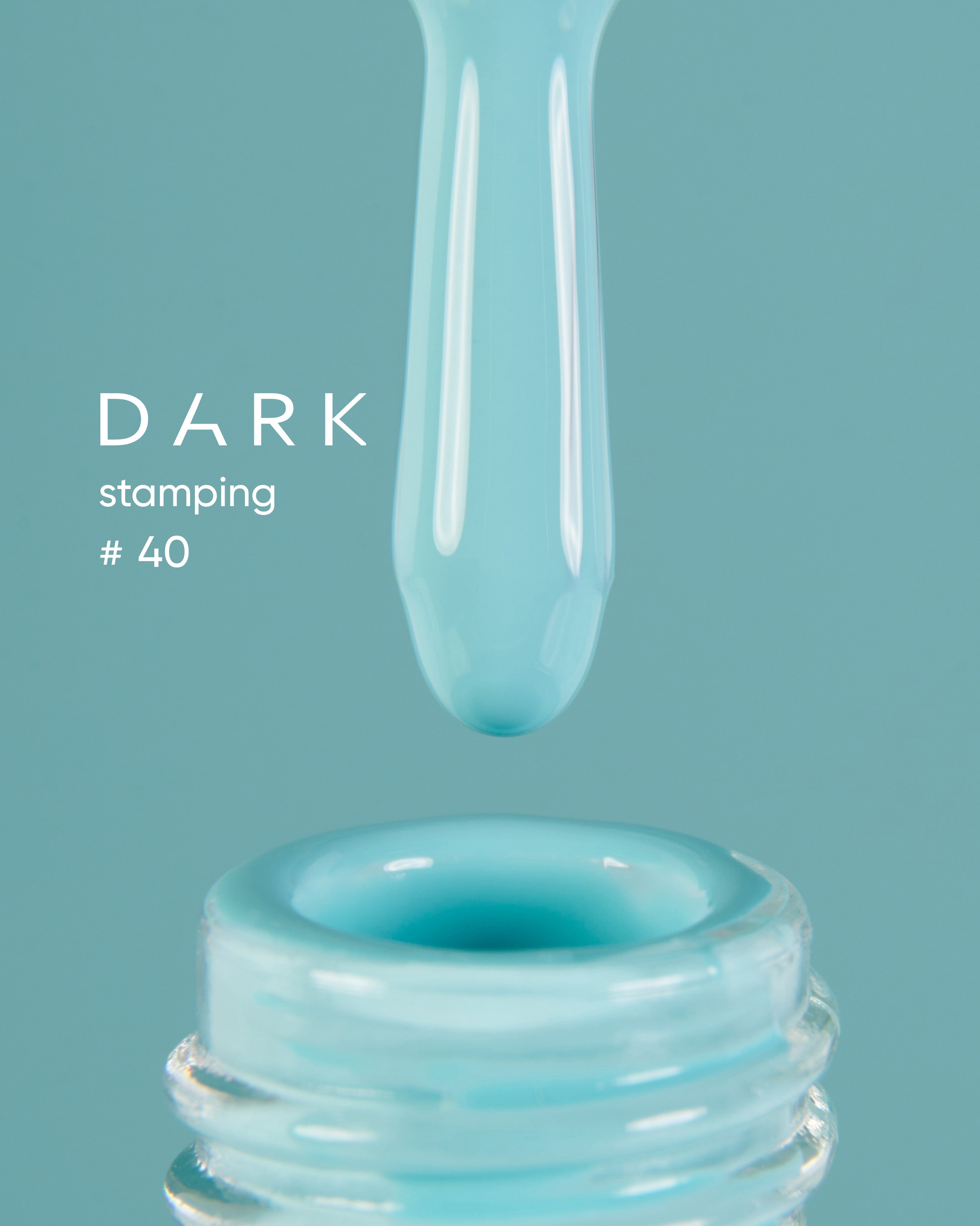 DARK Stamping Polish 40 tiffany, 10ml