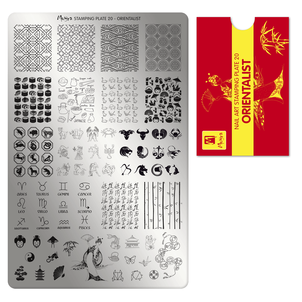 Moyra Stamping plate 20 Orientalist