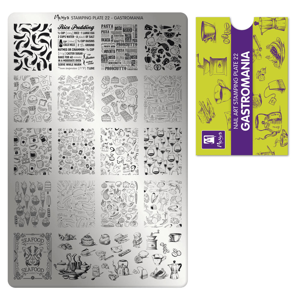 Moyra Stamping plate 22 Gastromania