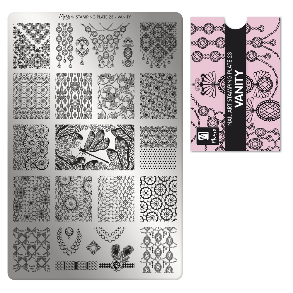 Moyra Stamping plate 23 Vanity