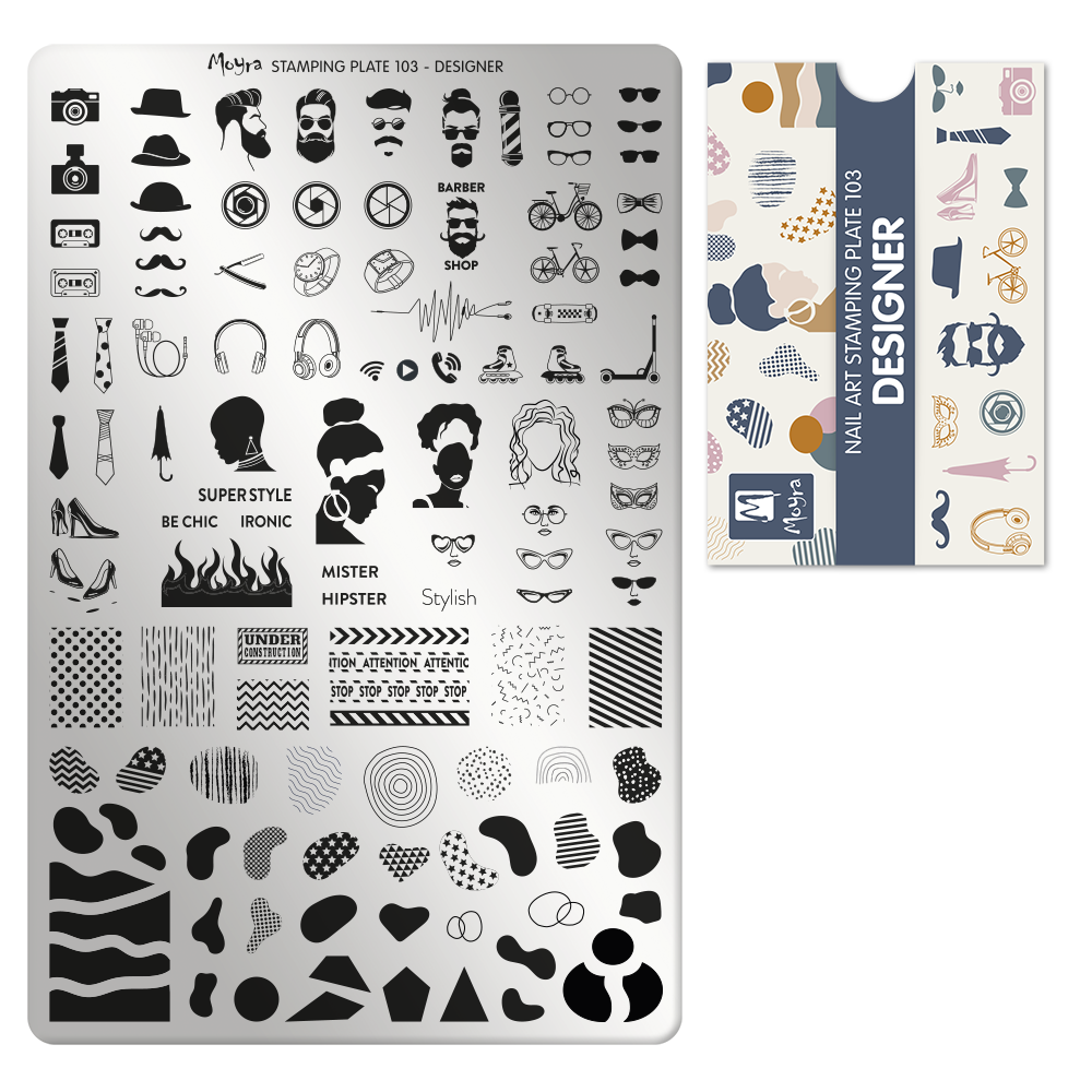 Moyra Stamping plate 103 Designer