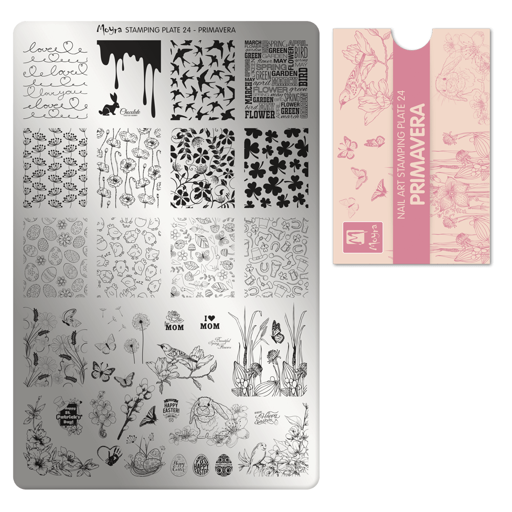 Moyra Stamping plate 24 Primavera
