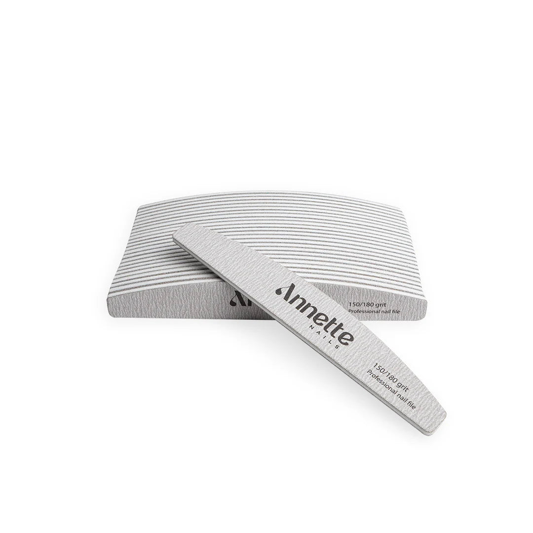 Set Pile Unghii Semiluna 25 buc 150/180 grit Zebra Annette Nails