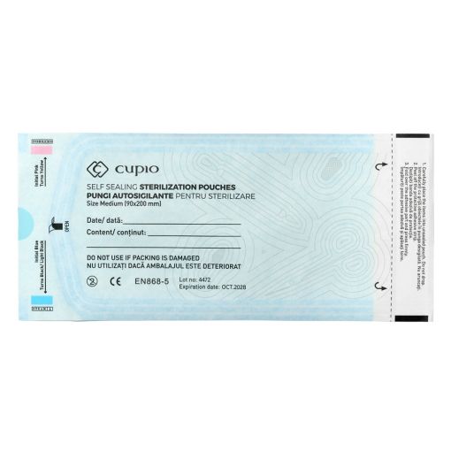 Pungi autosigilante pentru sterilizare 90x200 mm - 100buc. CUPIO