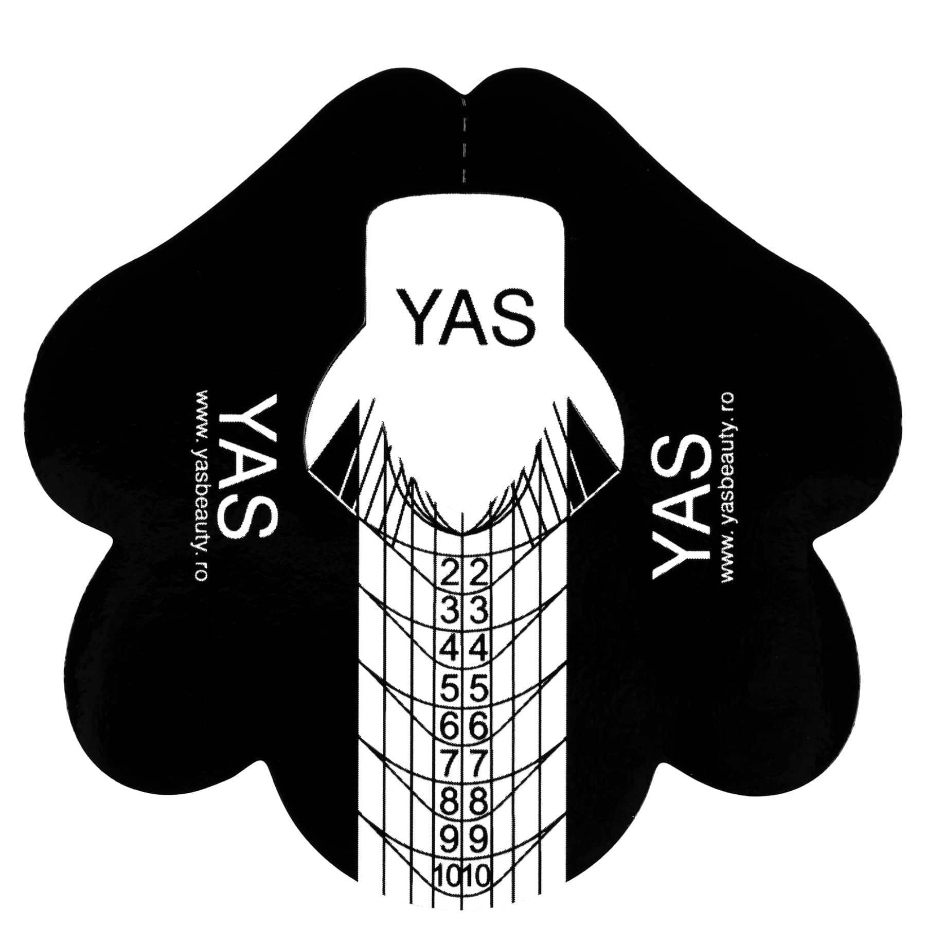 Sabloane profesionale aluminium 100buc YAS