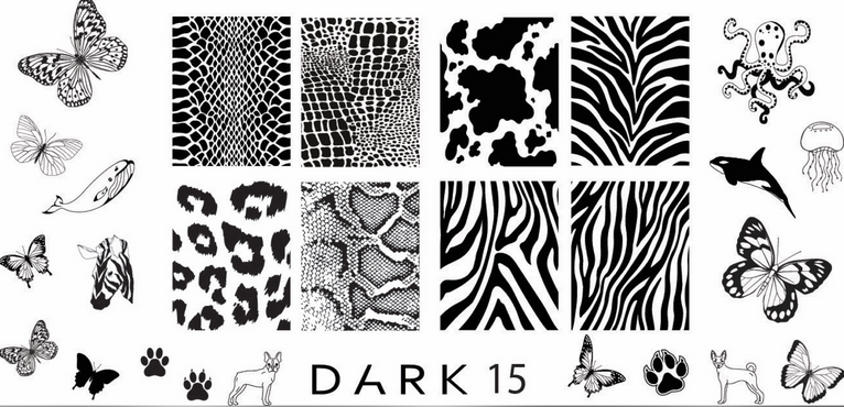 DARK Matr̦iță Stampilă 15 – Stamping Plate