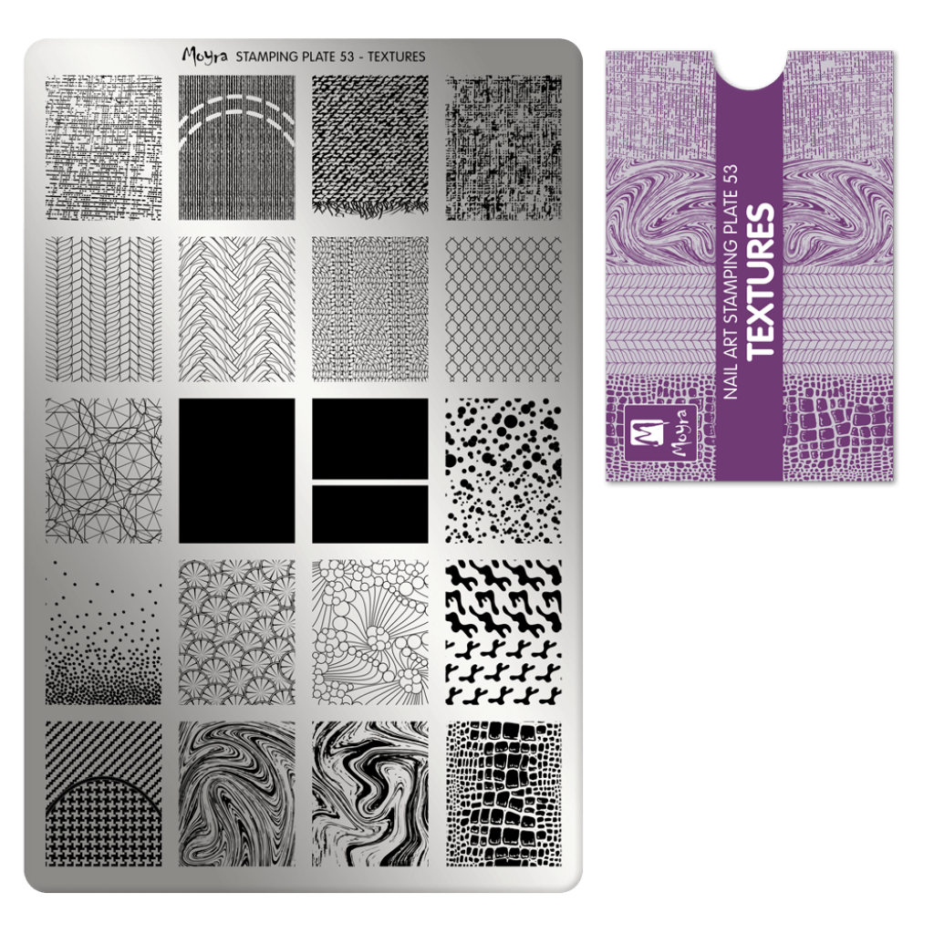 Moyra Stamping plate 53 Textures