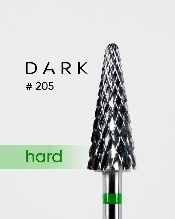 DARK 205 Capat de freza carbid conic verde