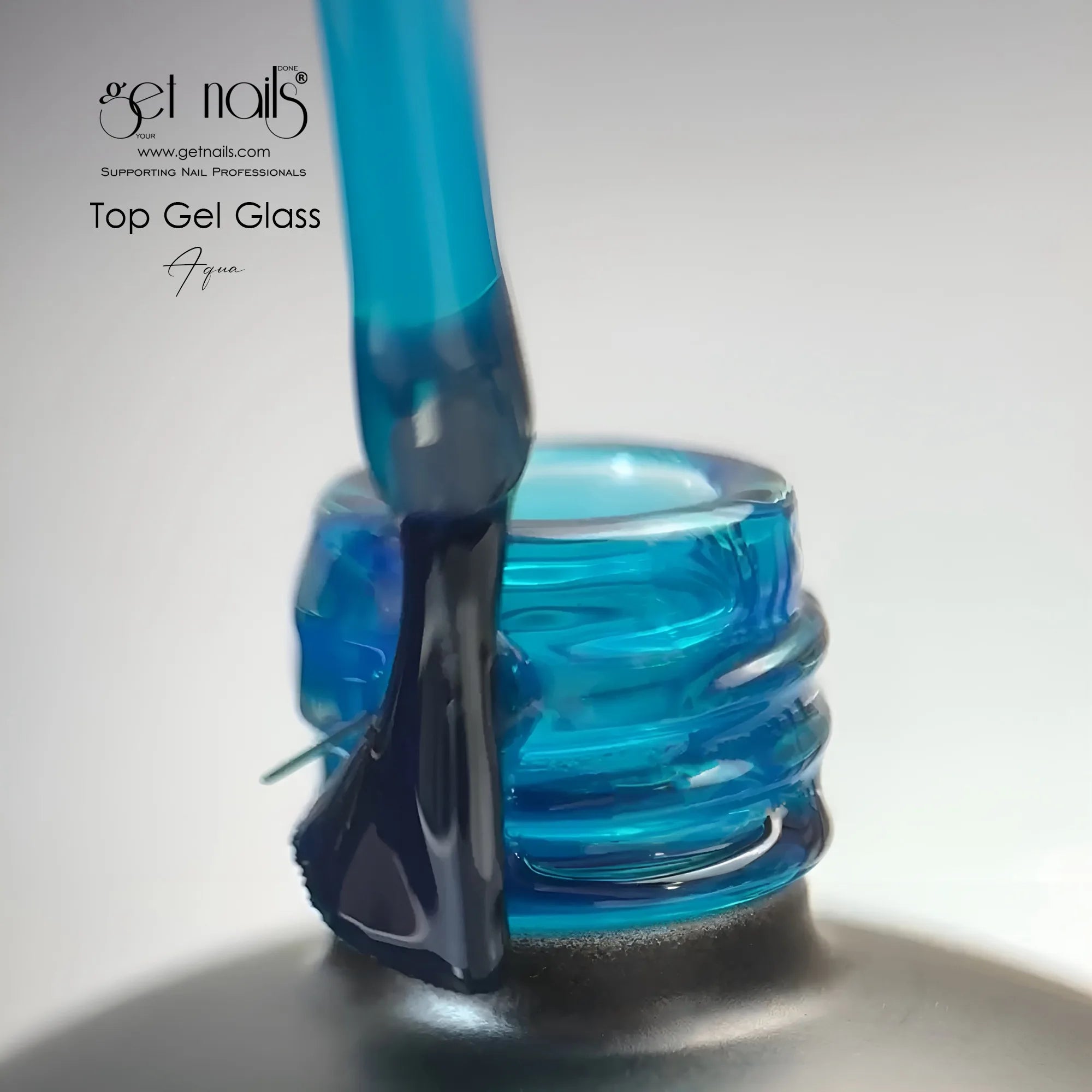 Top Gel Glass Aqua 15g GET NAILS
