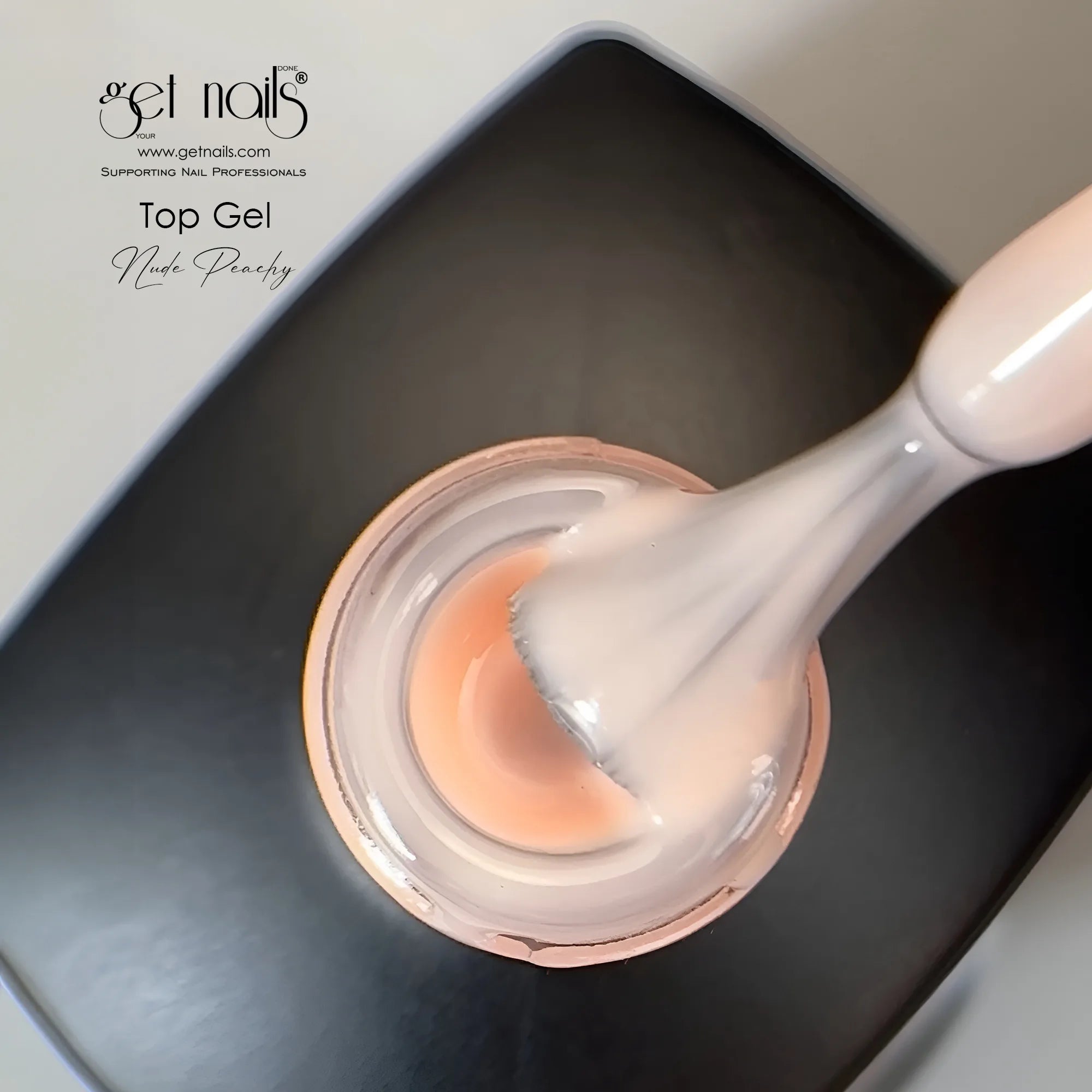 Top Gel Nude Peachy 15g GET NAILS