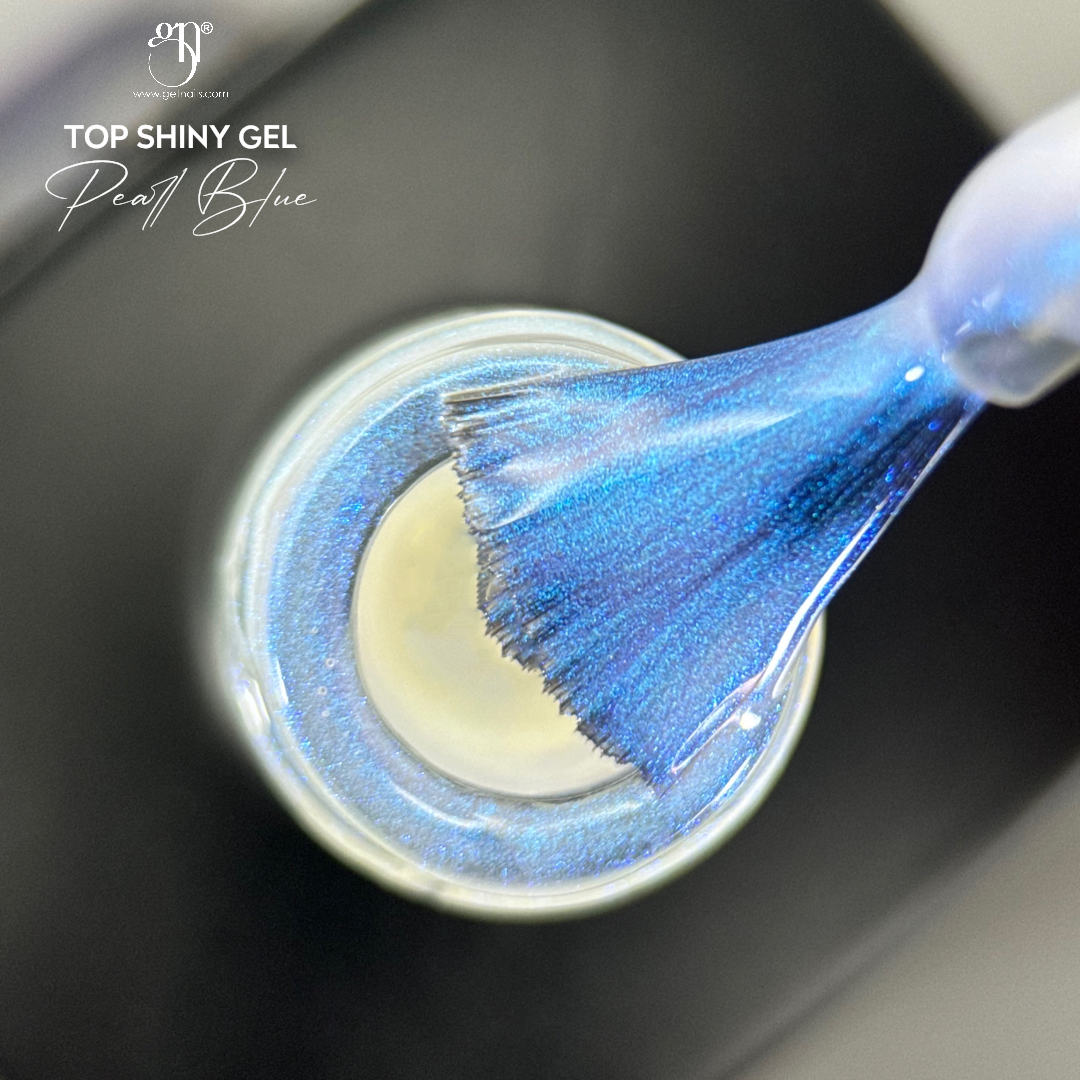 Top Shiny Gel Pearl Blue 15g GET NAILS