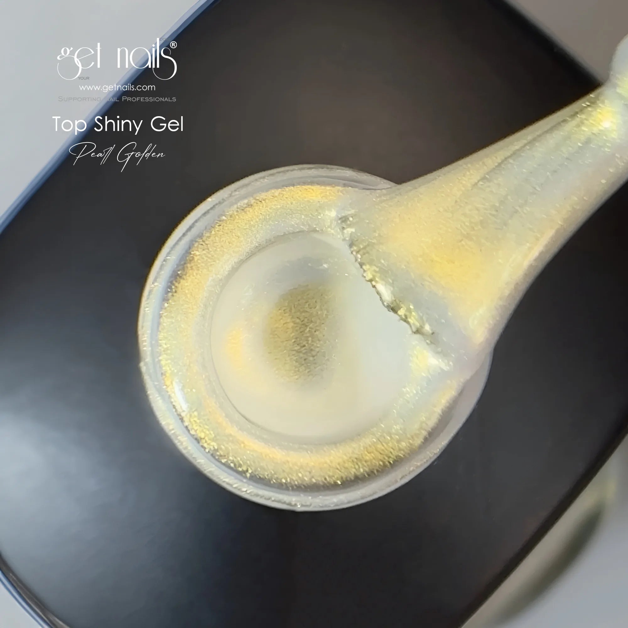 Top Shiny Gel Pearl Golden 15g GET NAILS