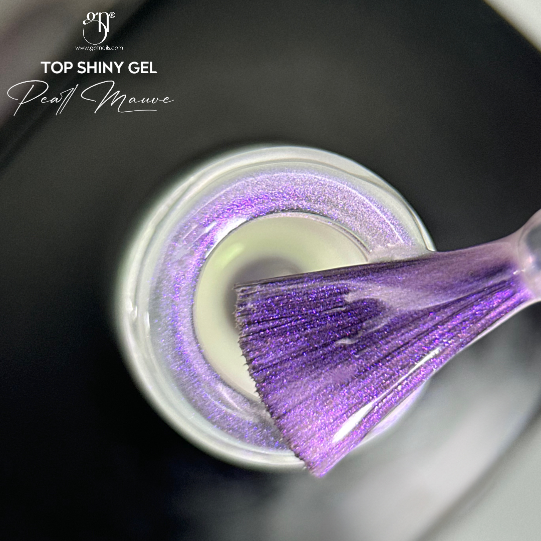 Top Shiny Gel Pearl Mauve 15g GET NAILS