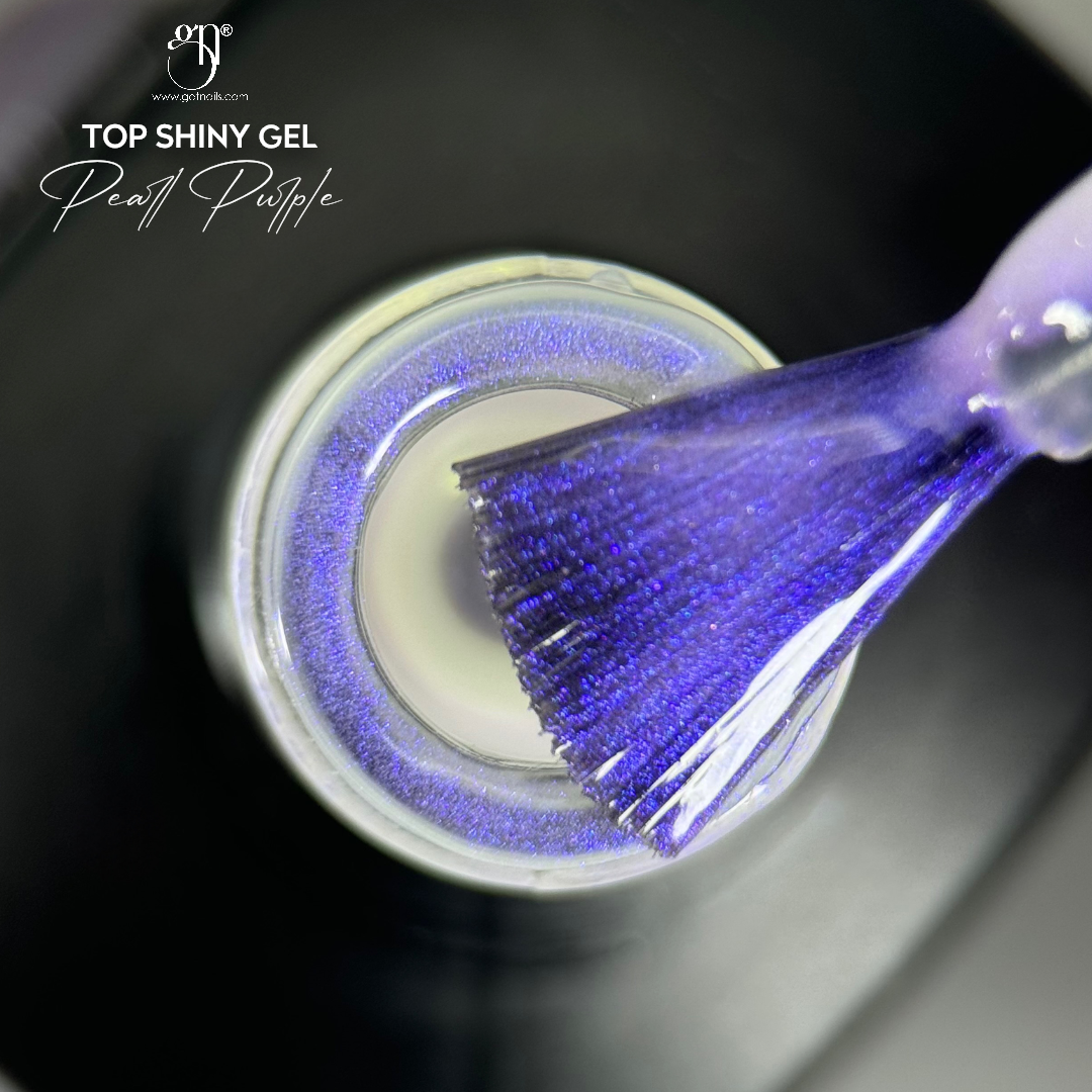 Top Shiny Gel Pearl Purple 15g GET NAILS