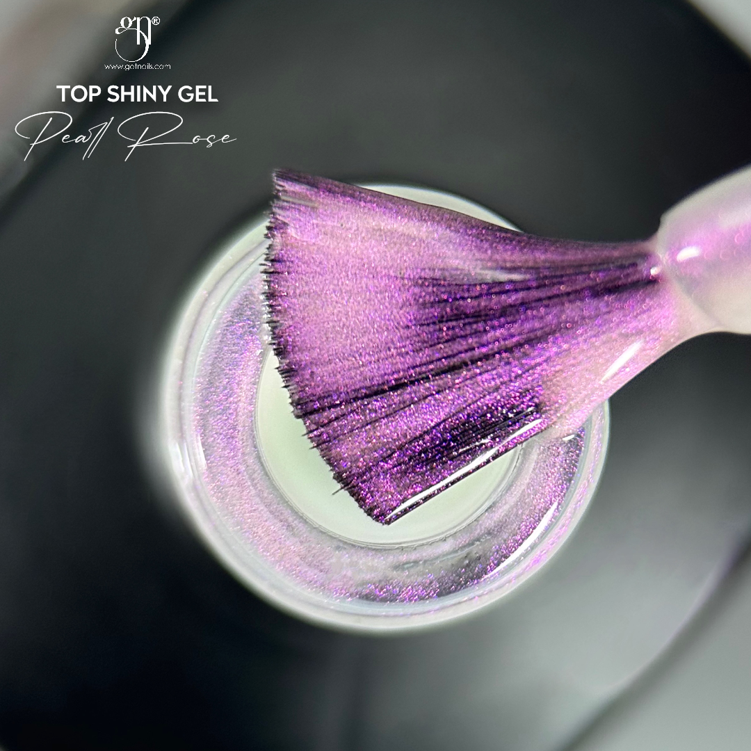 Top Shiny Gel Pearl Rose 15g  GET NAILS