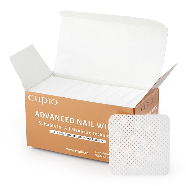 Servetele perforate pentru unghii 200 buc Cupio