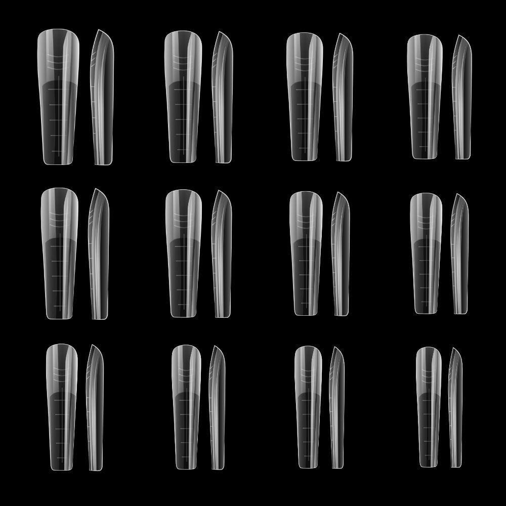 Tipsuri reutilizabile Cupio Ballerina Apex 50% set 120 bucati