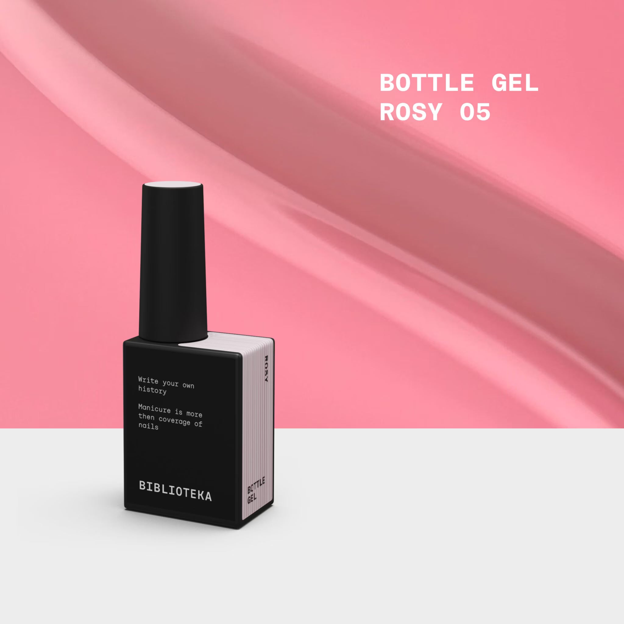 BIBLIOTEKA Bottle Gel 05 Rosy 10ml