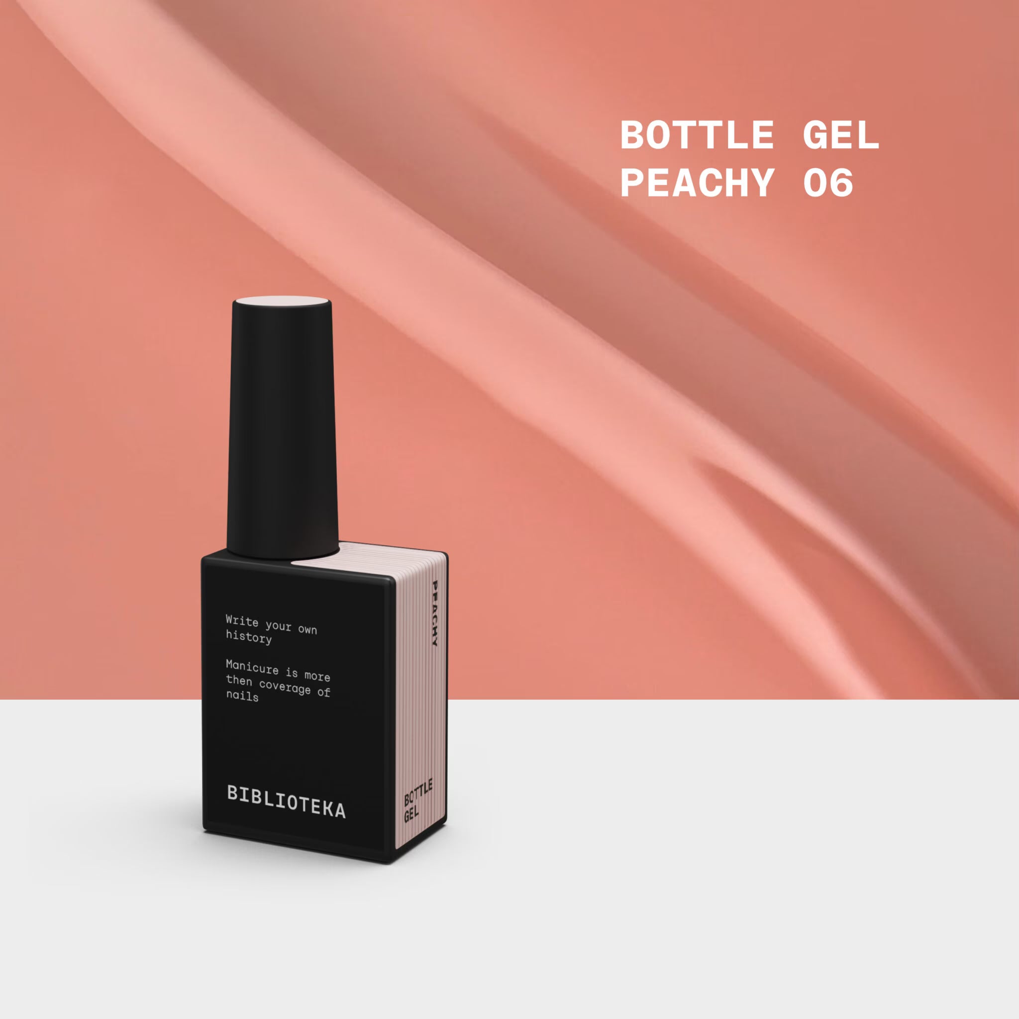 BIBLIOTEKA Bottle Gel 06 Peachy 10ml