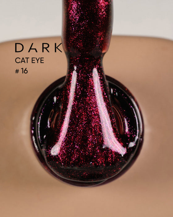 DARK Gel Polish CAT EYE 16, 6ml