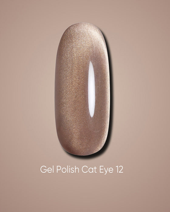 DARK Gel Polish CAT EYE 12, 6ml