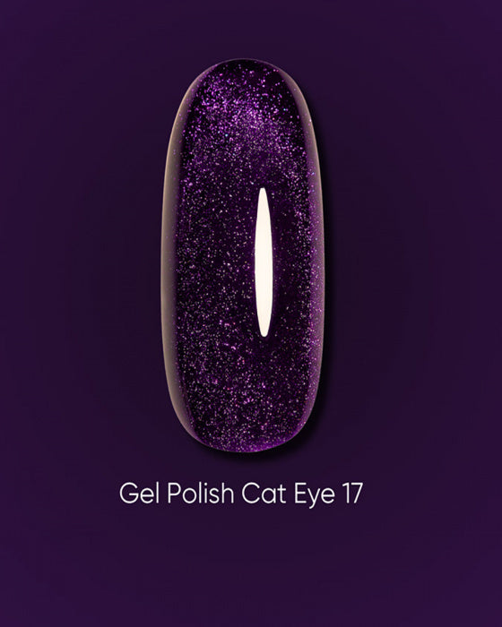 DARK Gel Polish CAT EYE 17, 6ml