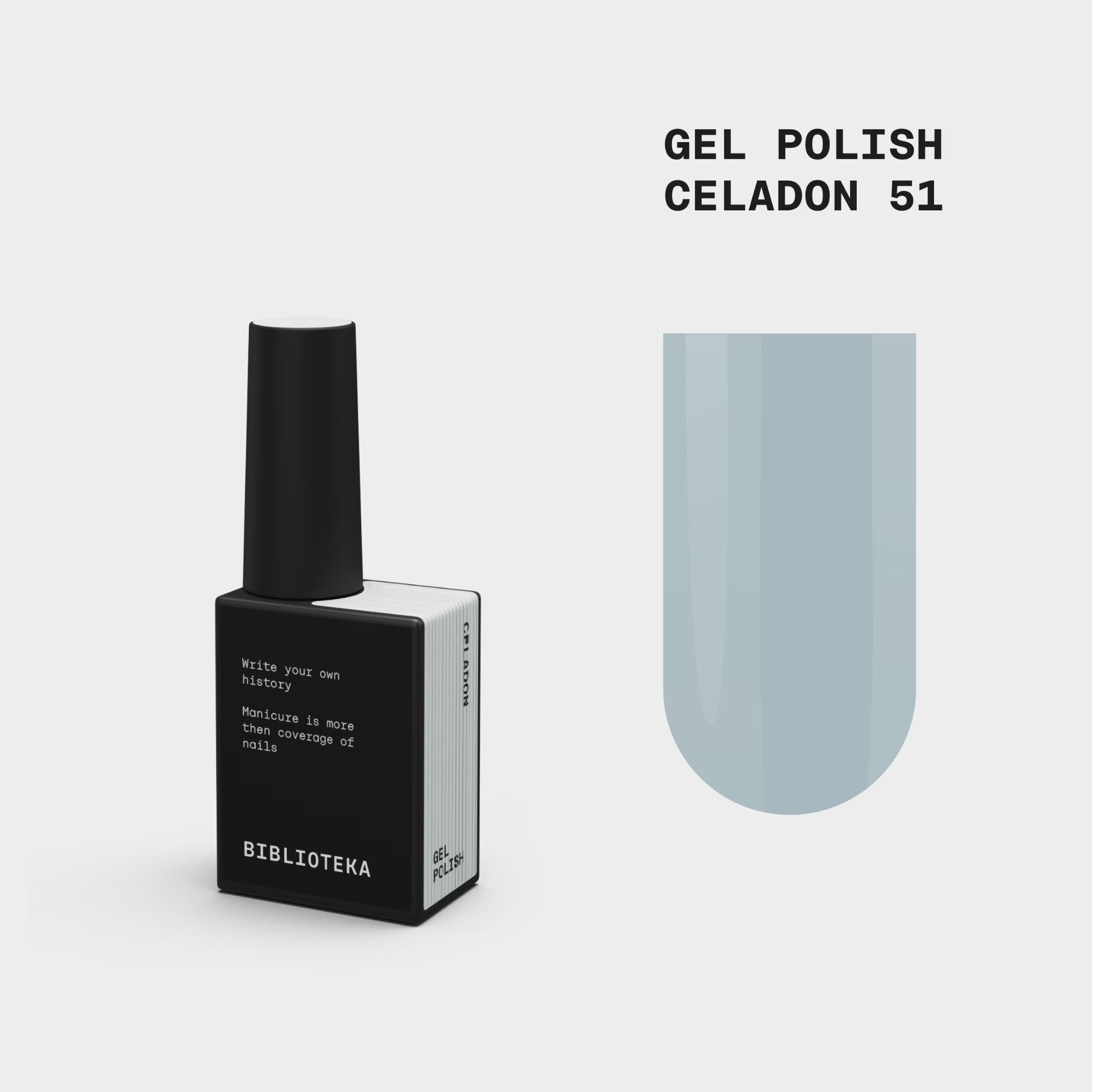BIBLIOTEKA Gel Polish 51 Celadon 10ml
