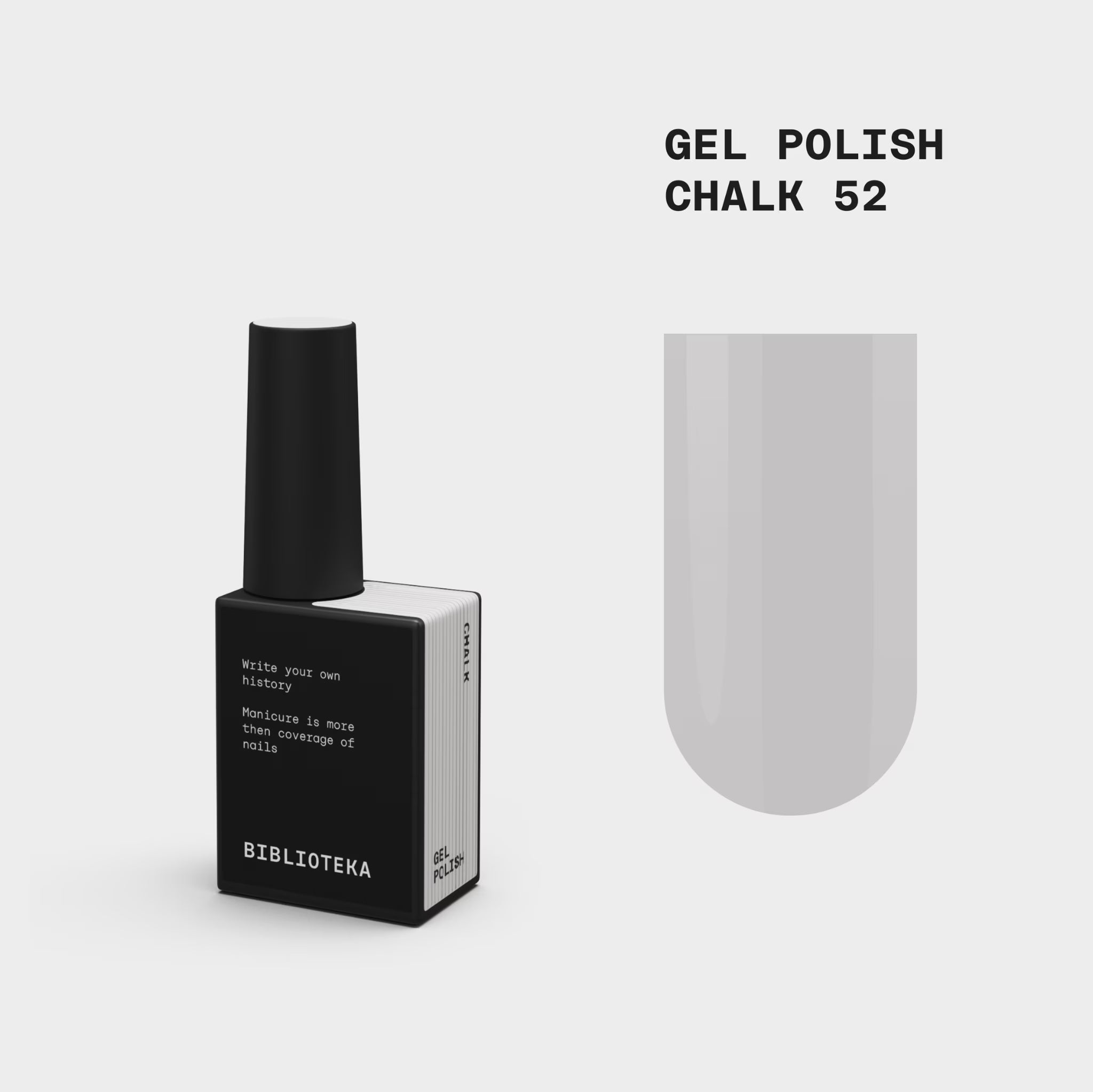 BIBLIOTEKA Gel Polish 52 Chalk 10ml