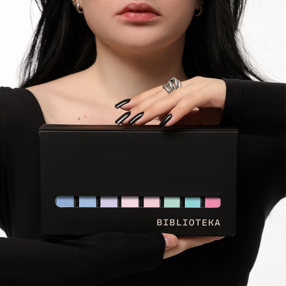BIBLIOTEKA Collection Gel Polish COOL AIR 71-78 (8buc) 10ml