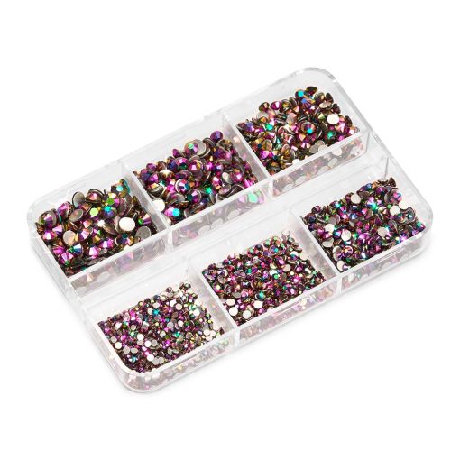 Cristale unghii set 1440 buc Glow Cupio