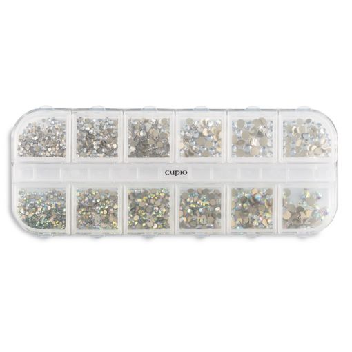 Cutiuta cu ornamente unghii Clear as Crystal Cupio