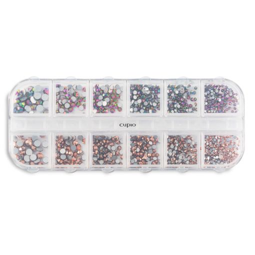 Cutiuta cu ornamente unghii Crystal Eyes Cupio