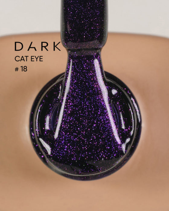 DARK Gel Polish CAT EYE 18, 6ml
