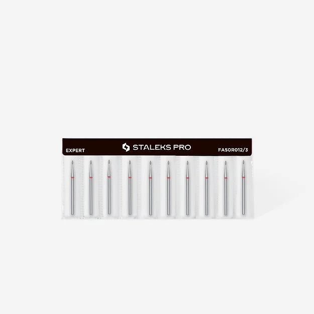 Staleks Capat de freza diamantat picatura rotunjita 1,2 mm