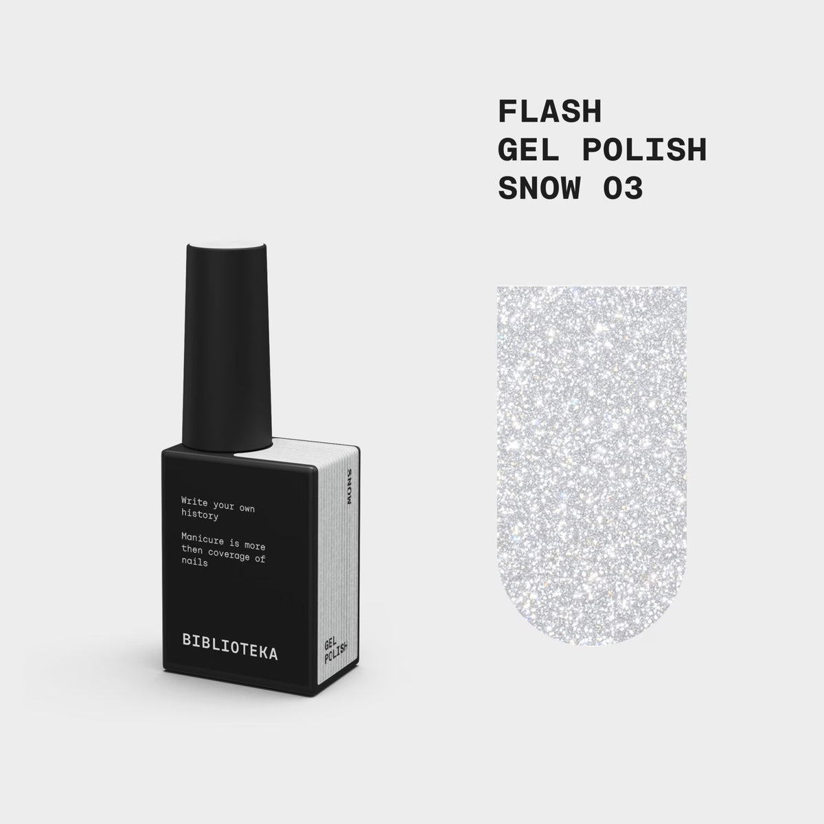 BIBLIOTEKA Gel Polish 03 Snow 10ml