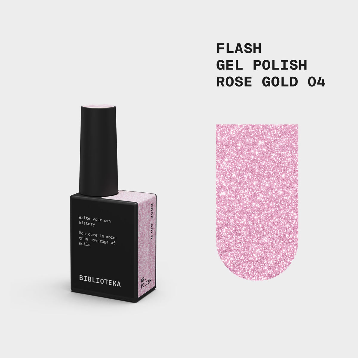 BIBLIOTEKA Gel Polish 04 Rose Gold 10ml