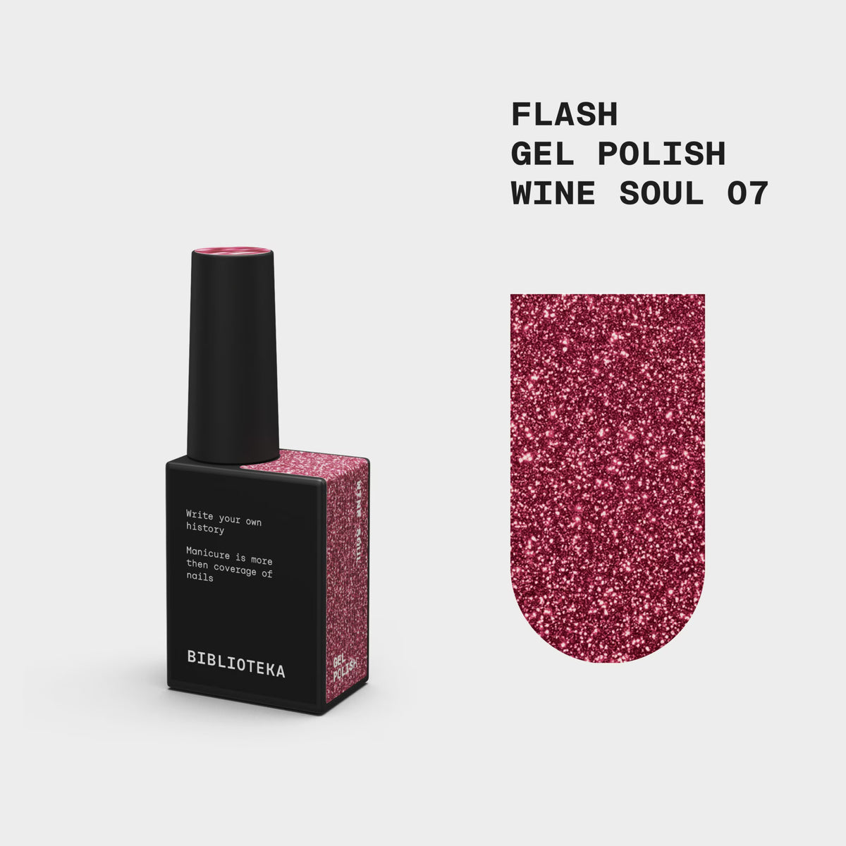 BIBLIOTEKA Gel Polish 07 Wine Soul 10ml