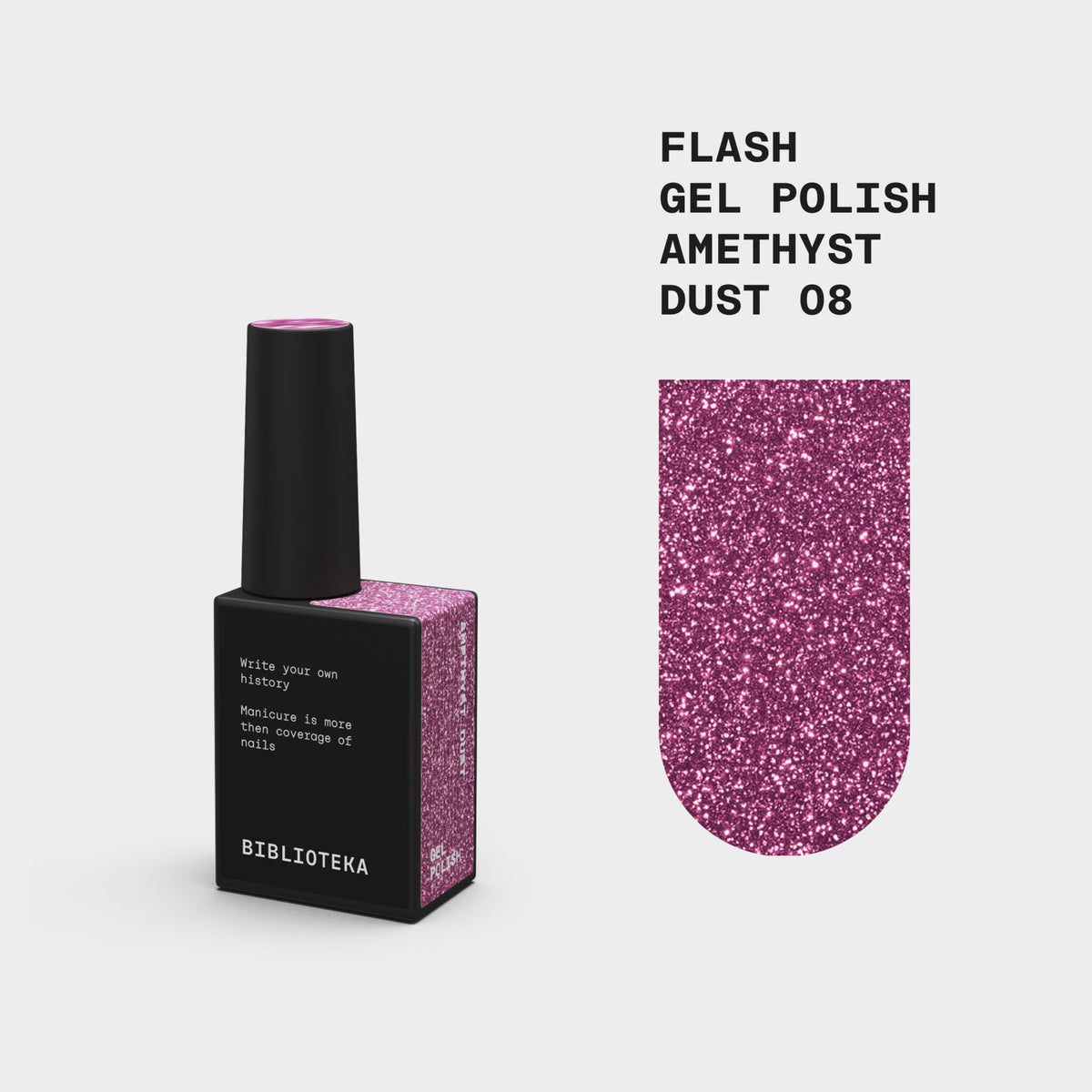 BIBLIOTEKA Gel Polish 08 Amethyst 10ml