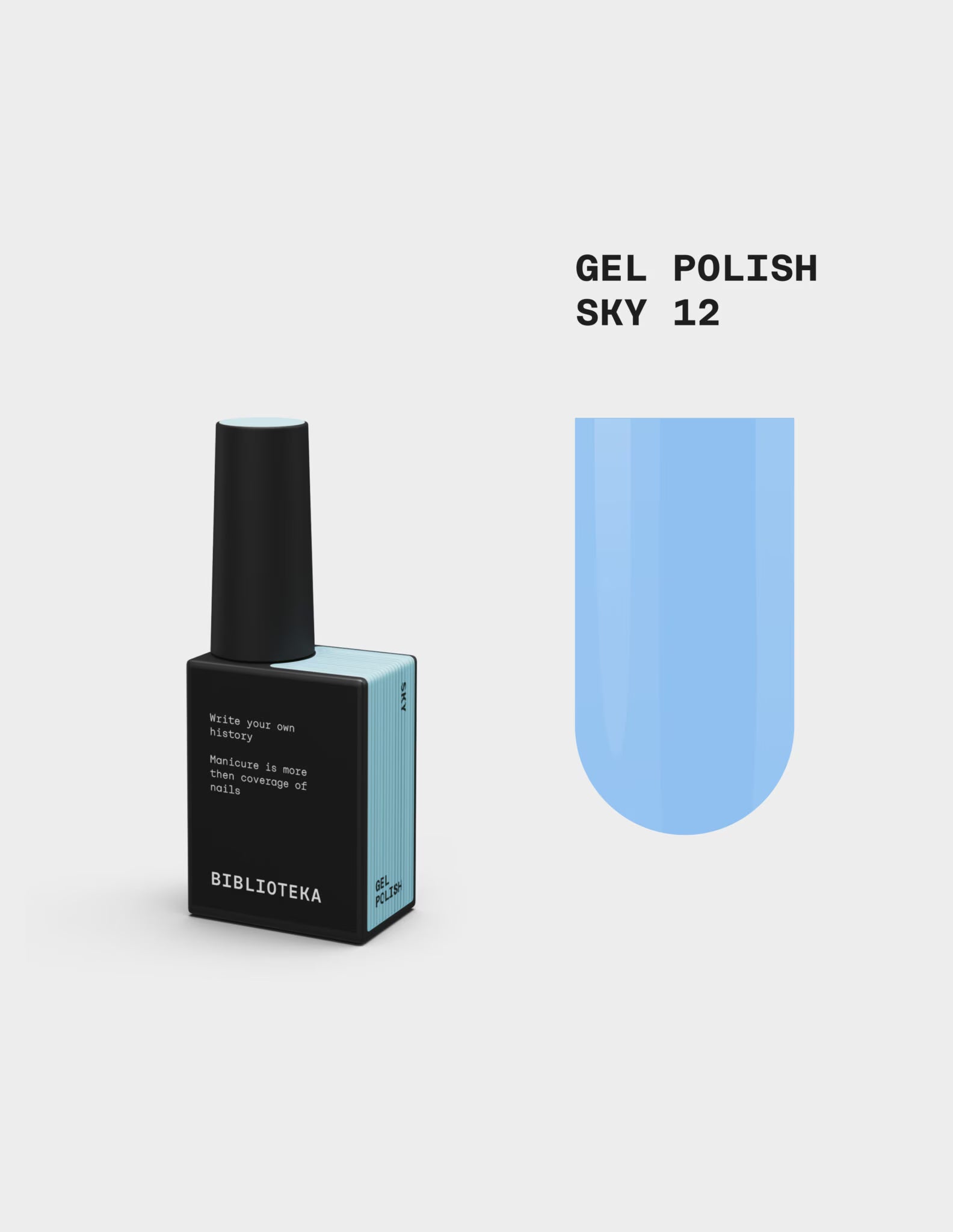 BIBLIOTEKA Gel Polish 12 Sky 10ml