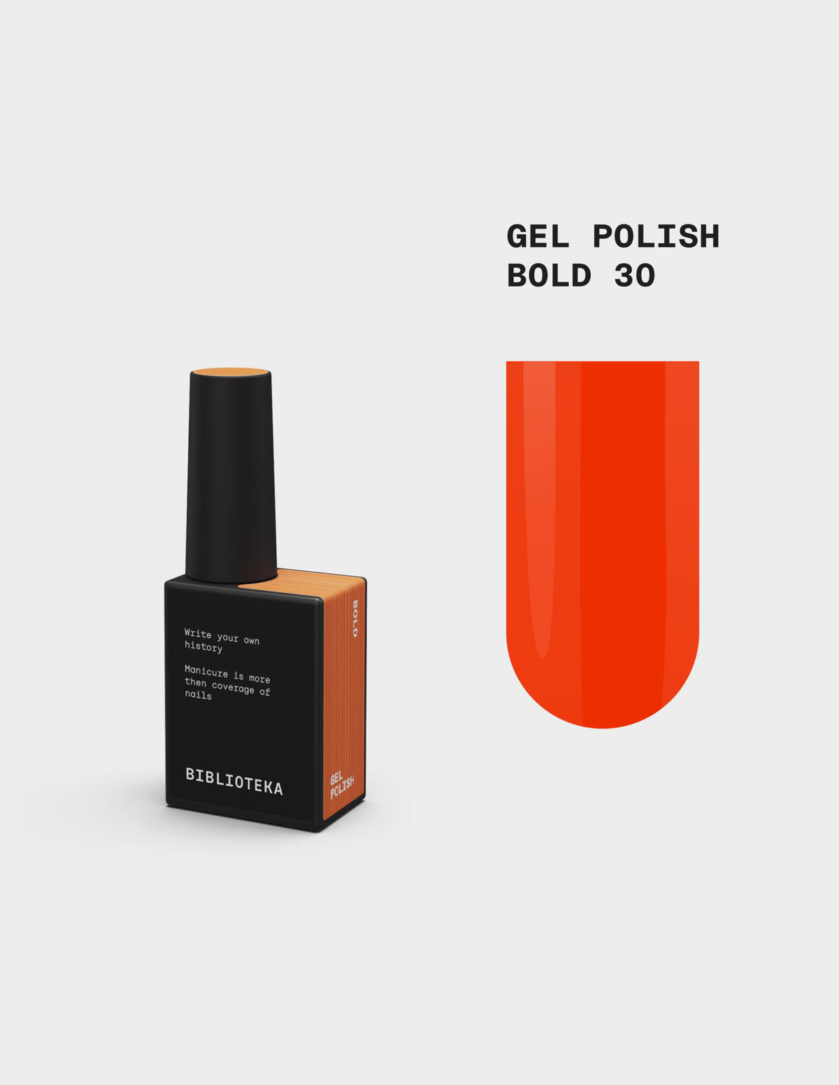 BIBLIOTEKA Gel Polish 30 Bold 10ml