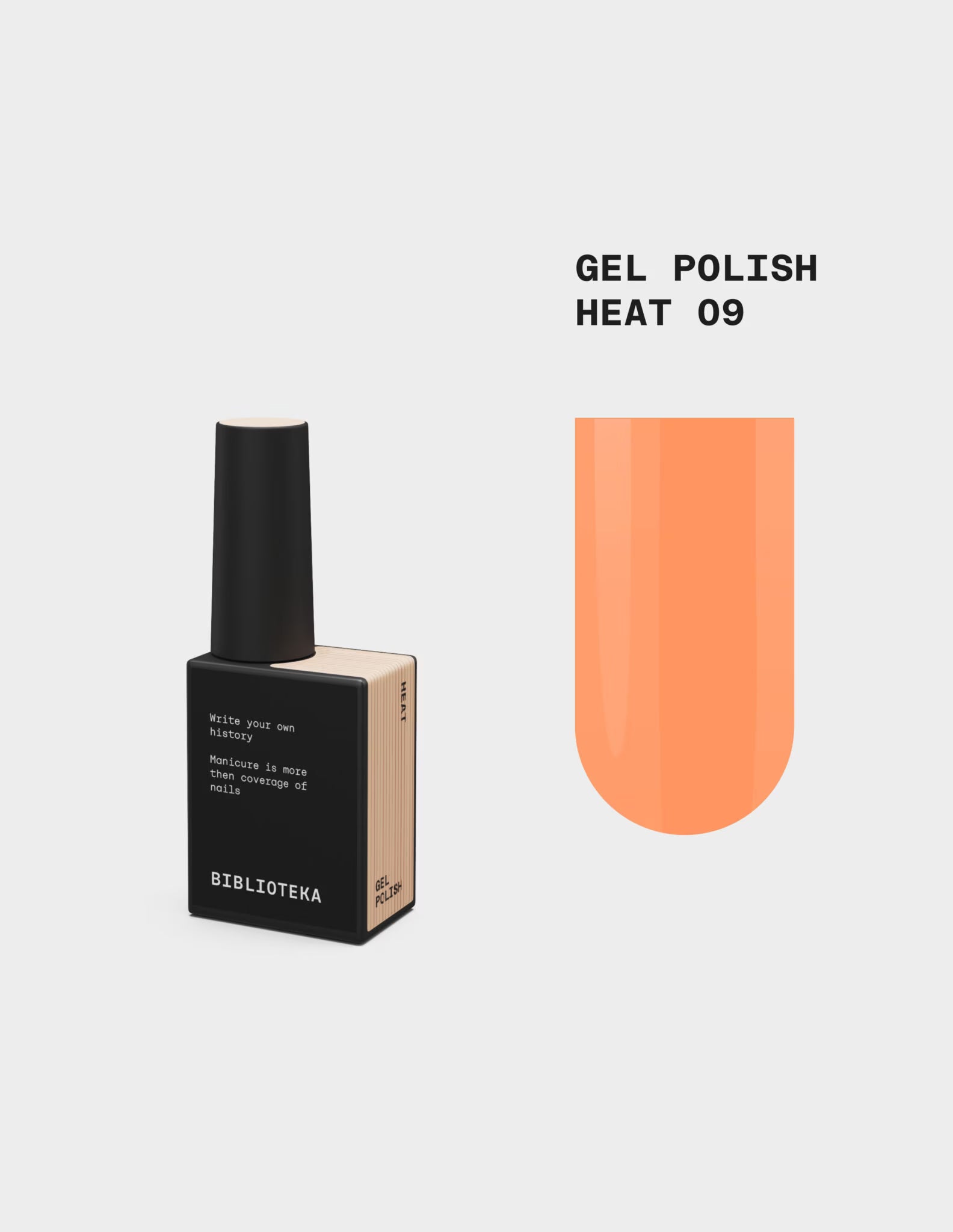 BIBLIOTEKA Gel Polish 09 Heat 10ml