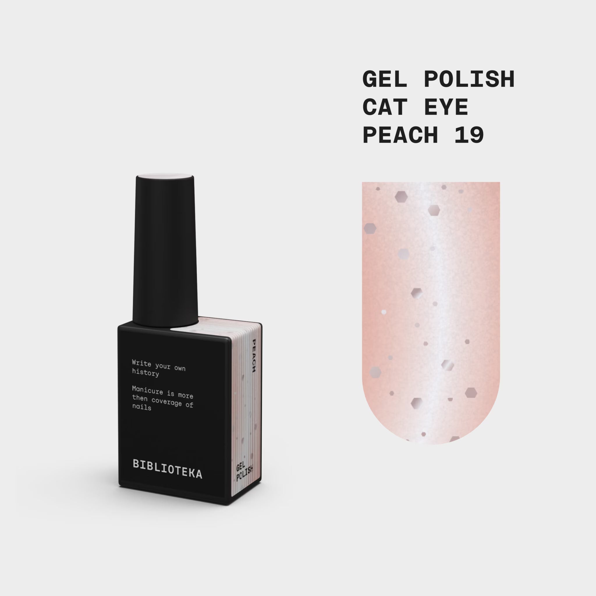 BIBLIOTEKA Gel Polish Cat Eye 20 Sorbet 10ml