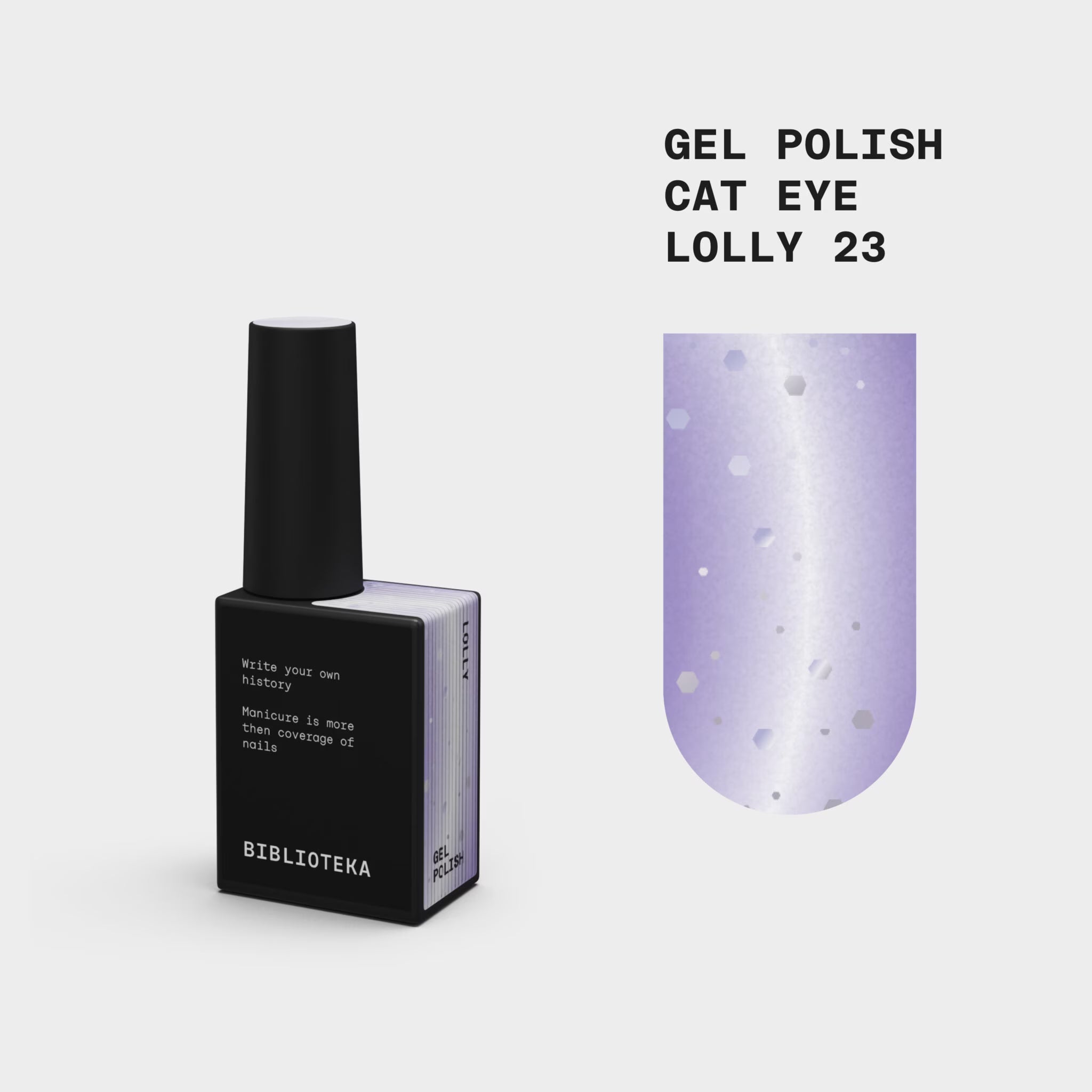 BIBLIOTEKA Gel Polish Cat Eye 24 Glacier 10ml