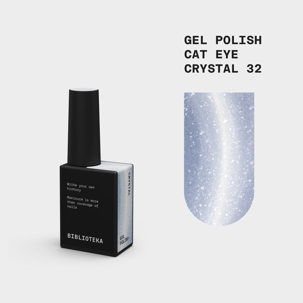 BIBLIOTEKA Gel Polish 32 Crystal 10ml
