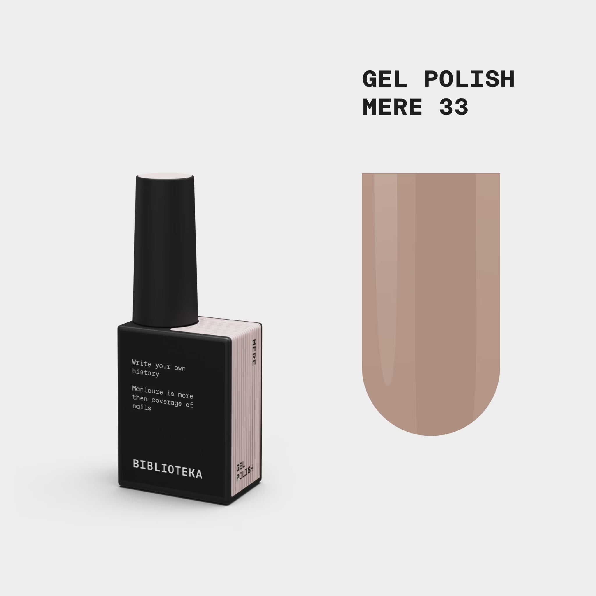 BIBLIOTEKA Gel Polish 33 Mere 10ml